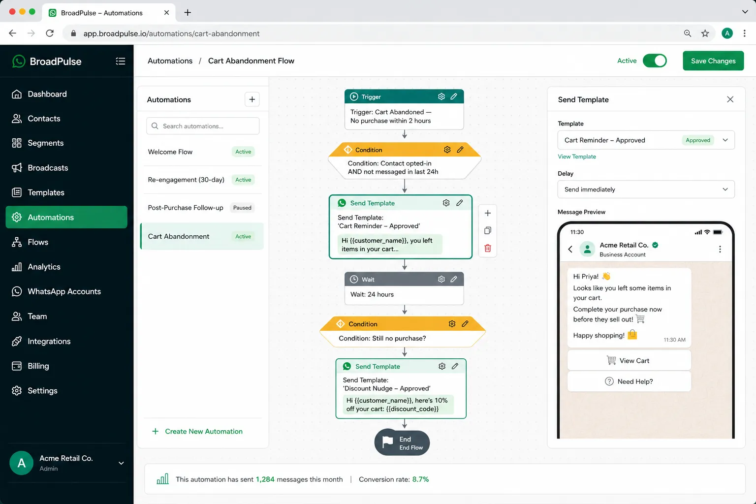 WhatsApp Broadcast Automation Strategy
